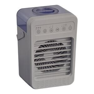 Portable Air Conditioners Fan: Evaporative Mini Air Cooler Timer 4 Speeds Light